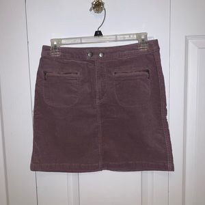 Corduroy Mini Skirt